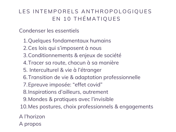 sommaire terreau anthropo-logique